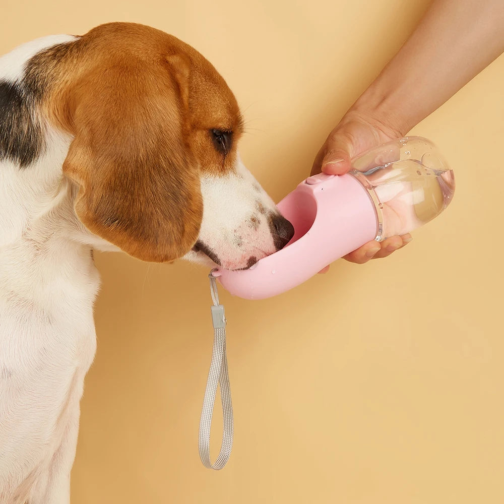 550ml Big Dog Water Bottle For Small Medium Dogs Cat Portable Outdoor Walking Puppy Pet Drinking Bowl Golden Retriever Supplies