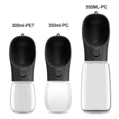 550ml Big Dog Water Bottle For Small Medium Dogs Cat Portable Outdoor Walking Puppy Pet Drinking Bowl Golden Retriever Supplies