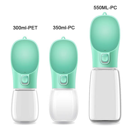 550ml Big Dog Water Bottle For Small Medium Dogs Cat Portable Outdoor Walking Puppy Pet Drinking Bowl Golden Retriever Supplies