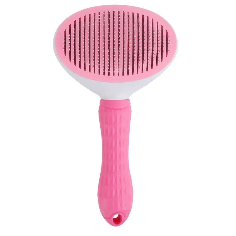 Dog Brush Cat Comb Pet Self Cleaning Hair Remover Brush For Dogs Cats Puppy Kitten Grooming Tools Dog Dematting Comb