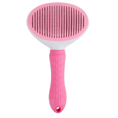 Dog Brush Cat Comb Pet Self Cleaning Hair Remover Brush For Dogs Cats Puppy Kitten Grooming Tools Dog Dematting Comb