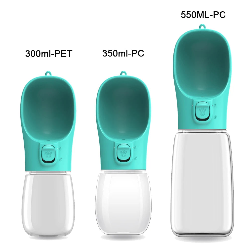 550ml Big Dog Water Bottle For Small Medium Dogs Cat Portable Outdoor Walking Puppy Pet Drinking Bowl Golden Retriever Supplies